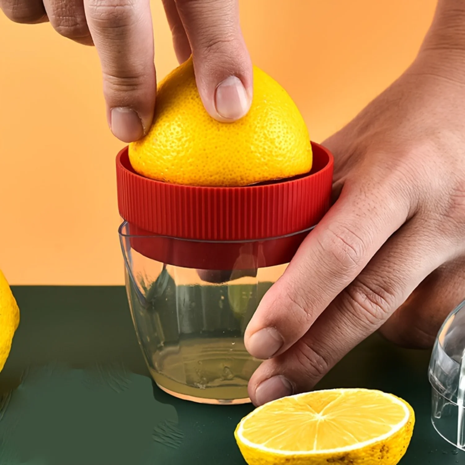 Портативная ручная соковыжималка для цитрусовых из АБС-пластика чашка