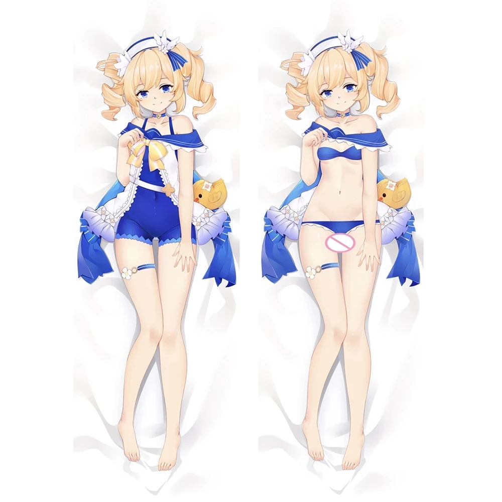 

Genshin Impact Barbara Dakimakura Pillow Case Female Peachskin Double Side Printed Hugging Body Pillow Cover