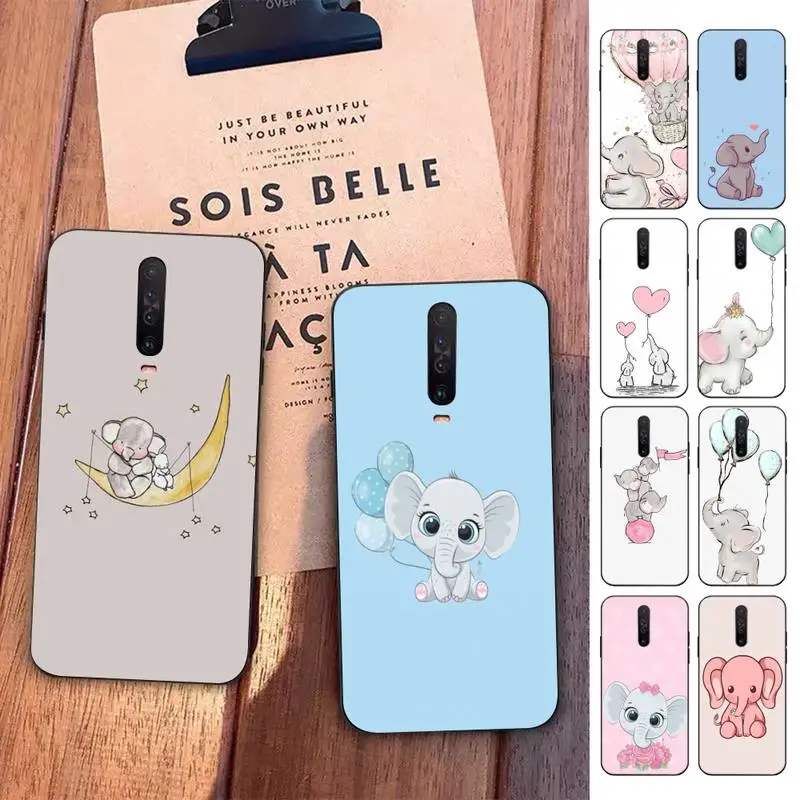 

Cute elephant Phone Case for Redmi 5 6 7 8 9 A 5plus K20 4X S2 GO 6 K30 pro