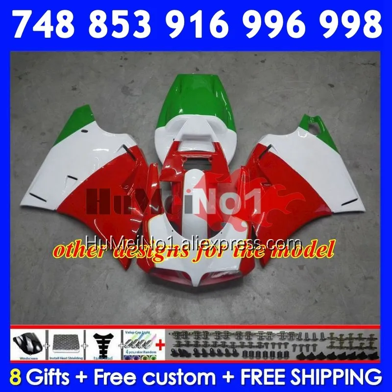 Инжекционный комплект для DUCATI 748 853 916 996 998 S R 94 95 96 97 98 326No.21 748S 998R 996R 1999 2000 2001 2002