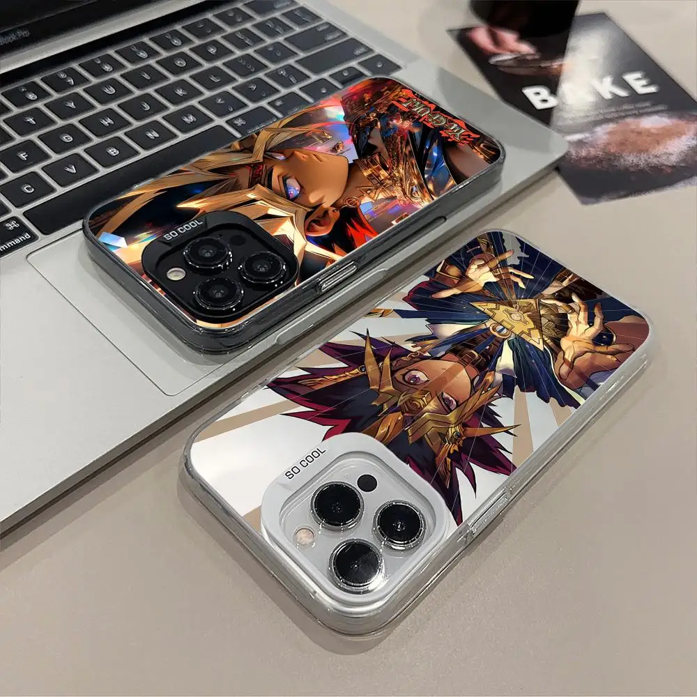 Фото Чехол для телефона Yugioh Yami Yugi для iPhone 17 16 15 14 13 12 11 X XR XS Air Pro Max Plus, черный, цветной, серебристый №1
