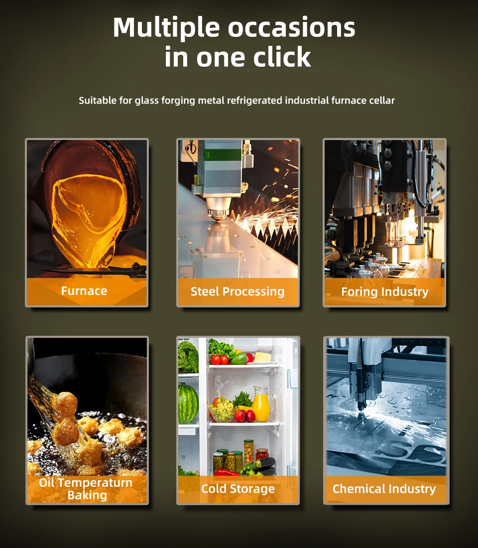 BSIDE Инфракрасный Термометр Ручной Цифровой Лазерный Промышленный Класс 50 ~ 1400 ° C