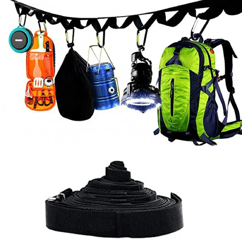 

Outdoor Camping Hanging Rope Portable Tent Lanyard Adjustable Strap Clothesline