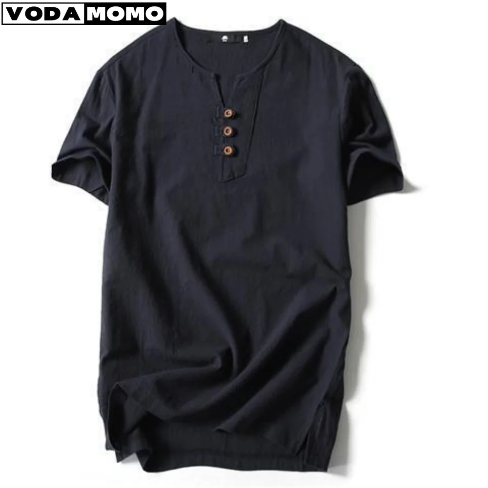 

Мужская футболка с V-образным вырезом, с коротким рукавом