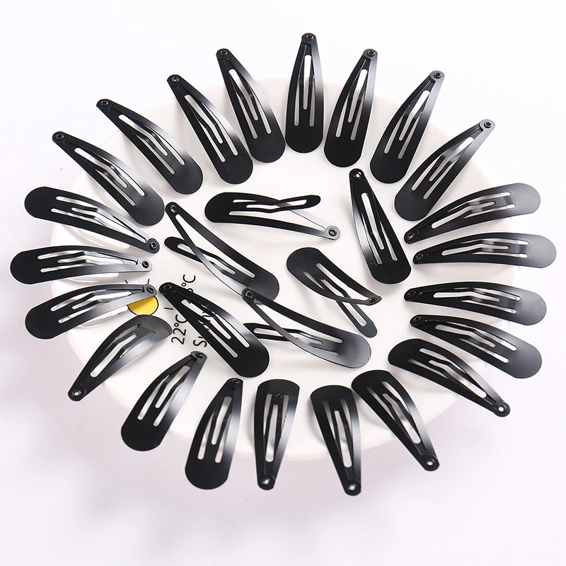 

2022 New Fashion Simple Black Hair Clips Girls Hairpins BB Clips Barrettes Headbands for Women Hairgrips Snap Hair Clips Tools
