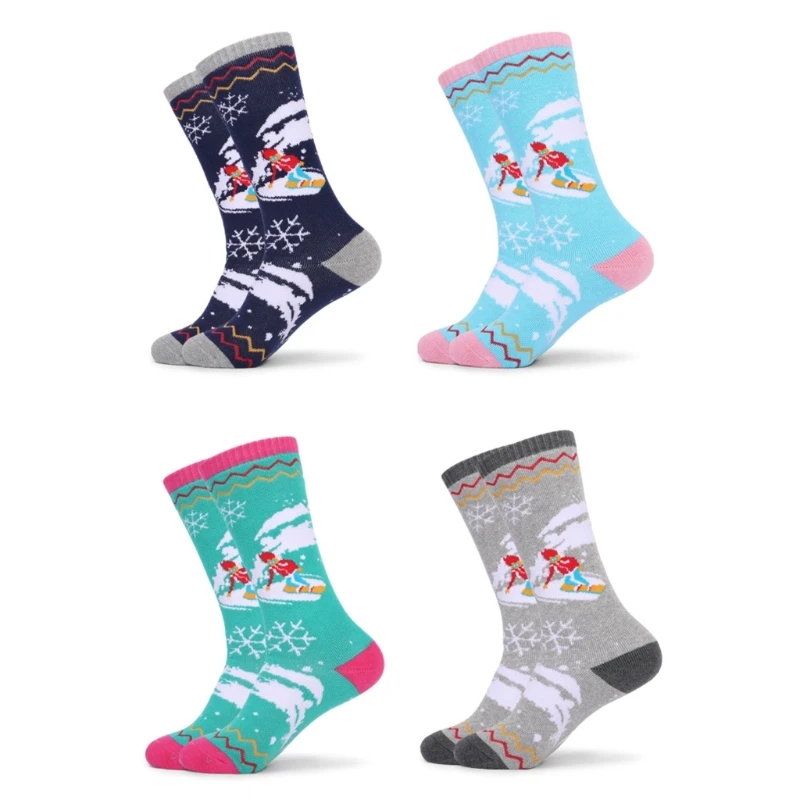 

Kids Ski Socks Warm Snowboard Socks Warm Winter Socks for Outdoor Activities