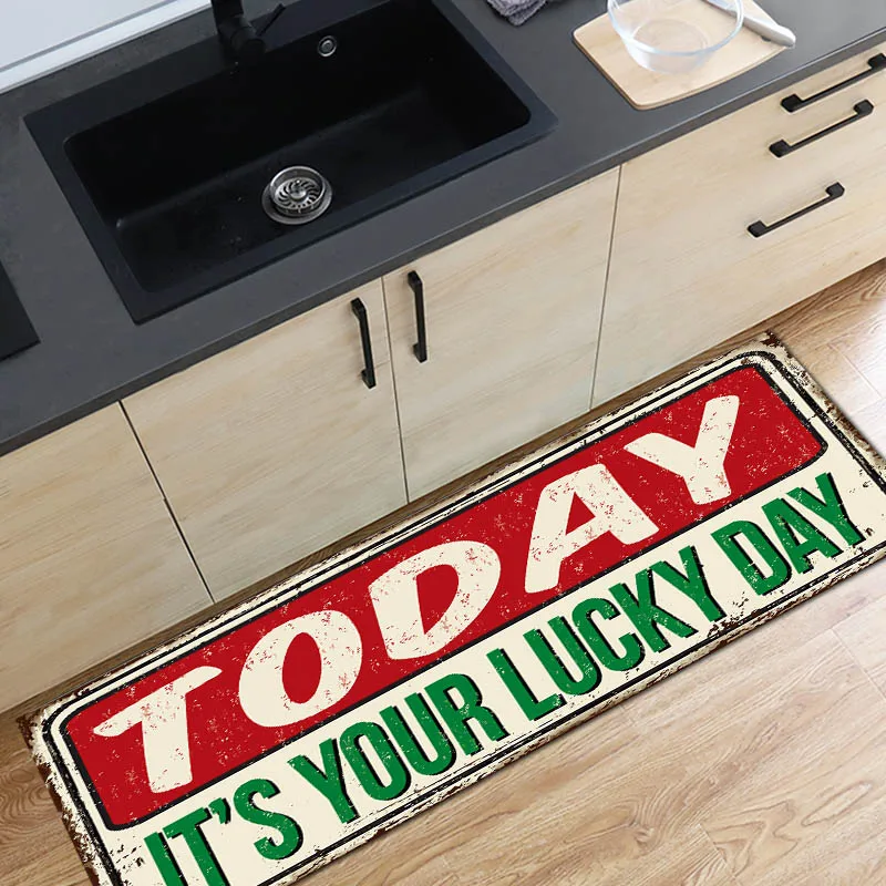 flannel home kitchen mat rug vintage entrance door mat soft non slip hallway floor carpet balcony bathroom anti slip long rug free global shipping