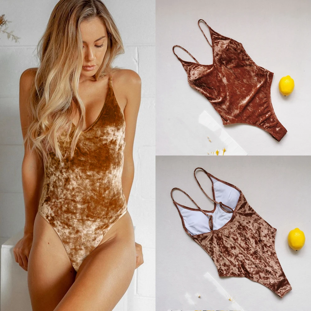 

Elegant One Piece Swimsuit Fashion Women's Bodysuits Sexy Beachwear Women New Bodycon Office Lady Leisure Bathing Suit Monokini