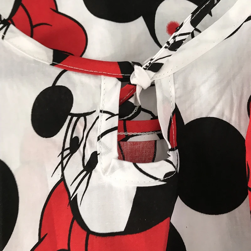 Girls Dress Spring and Autumn Long Sleeve Minnie Cartoon Print Cute Princess Christmas Tutu Kids Dresses for | Детская одежда и