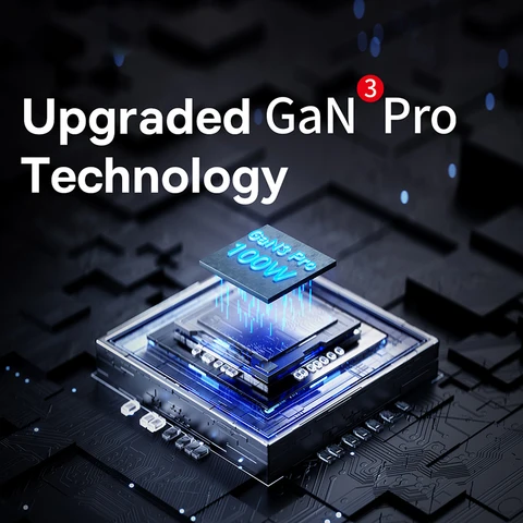Настольное Быстрое Зарядное Устройство Baseus 100 Вт GaN3 Pro, Зарядная Станция Для iPhone 15/14/13 Pro Max