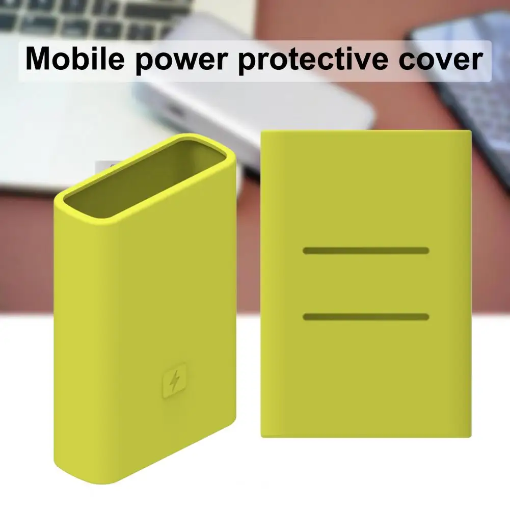 

Lightweight Power Bank Protective Cover Dirt-Resistant Silicone Case Light Power Bank Cover Shatter-Resistant