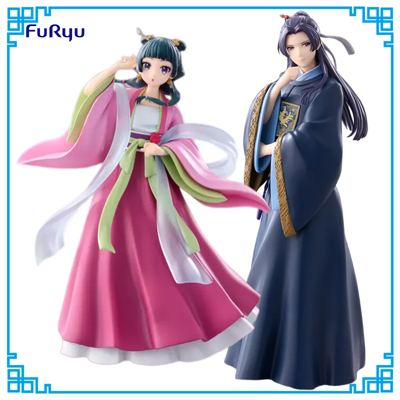 Фото Набор фигурок FuRyu The Apothecary Diaries Trio-Try-iT: Маомао и Цзиньши, коллекционные игрушки, украшения для рабочего стола, праздничные подарки №1