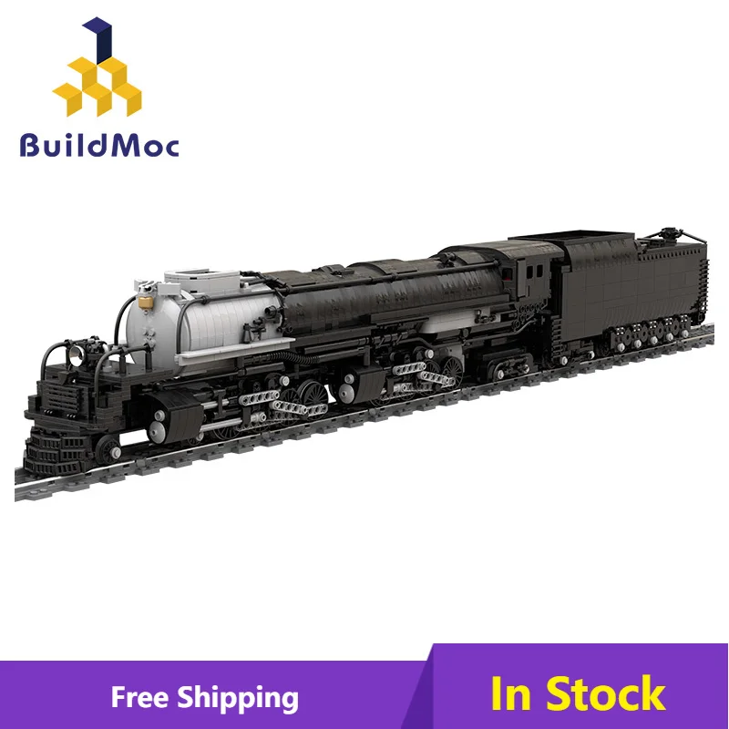 

MOC Retro Simulation Train Union Pacific 4014 Big Boy High-Tech Power-Driven Remote Control Train Toy Children's Gift