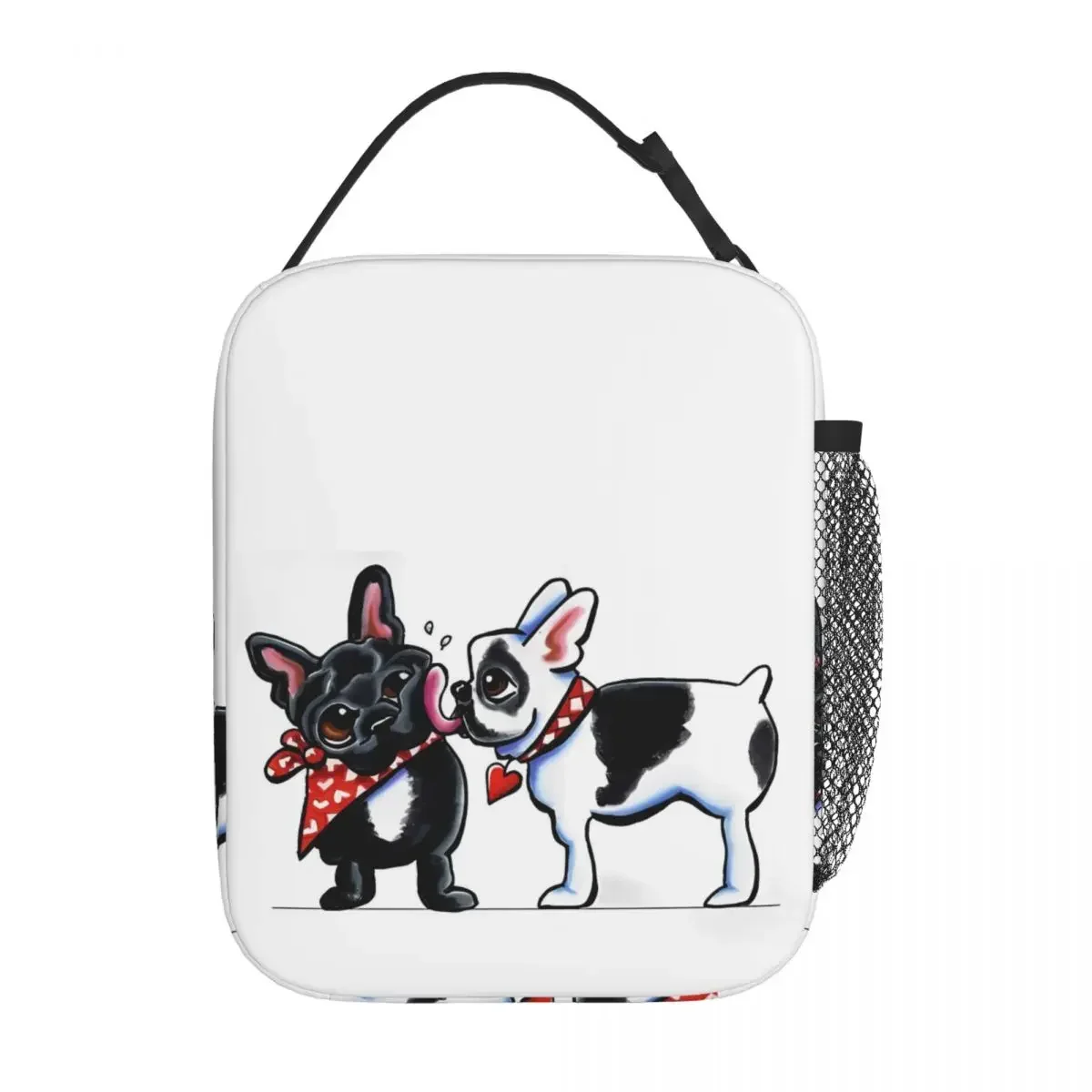 Сумка для обеда с французским бульдогом корги мем животные ланч-бокс мужчин