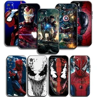 marvel spiderman phone cases for xiaomi redmi 7 7a 9 9a 9t 8a 8 2021 7 8 pro note 8 9 note 9t back cover funda carcasa coque