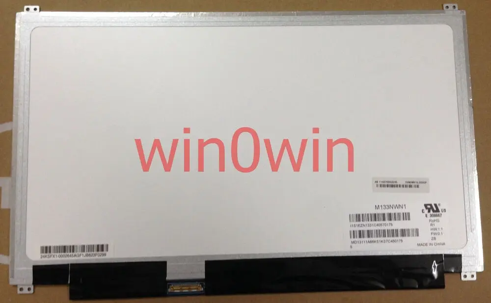 

For M133NWN1 R1 13.3 LED Laptop Screen 30 PIN EDP 1366X768 LCD Panel Replacement NEW
