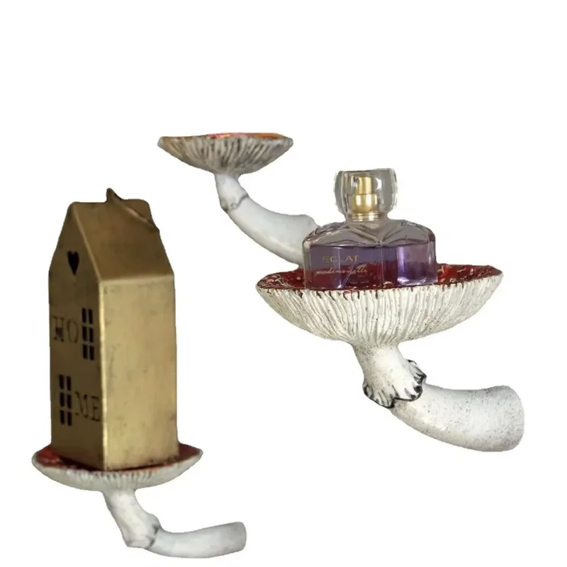 Подвесная полка в виде грибов настенная подвесная из смолы форме гриба аманита