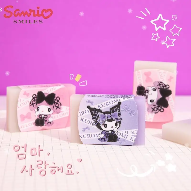 

Sanrio Eraser Kawaii Anime Kuromi Cute Cartoon Creative Jelly Eraser School Office Supplies Student Stationery Girl Gift