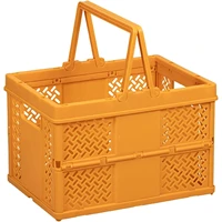collapsible storage baskets for organizing small storage organizer with handles rectangular shelf baskets for organizing living