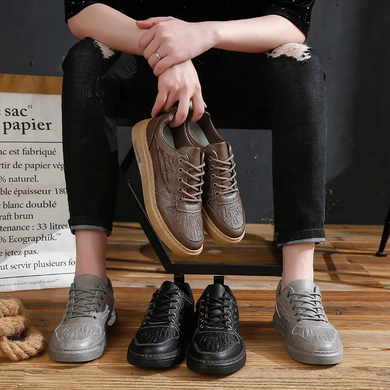 

Men's casual shoes Daily Trendy Sneakers Man Soft Comfortable Flat Footwear Spring Autumn Man sneakers