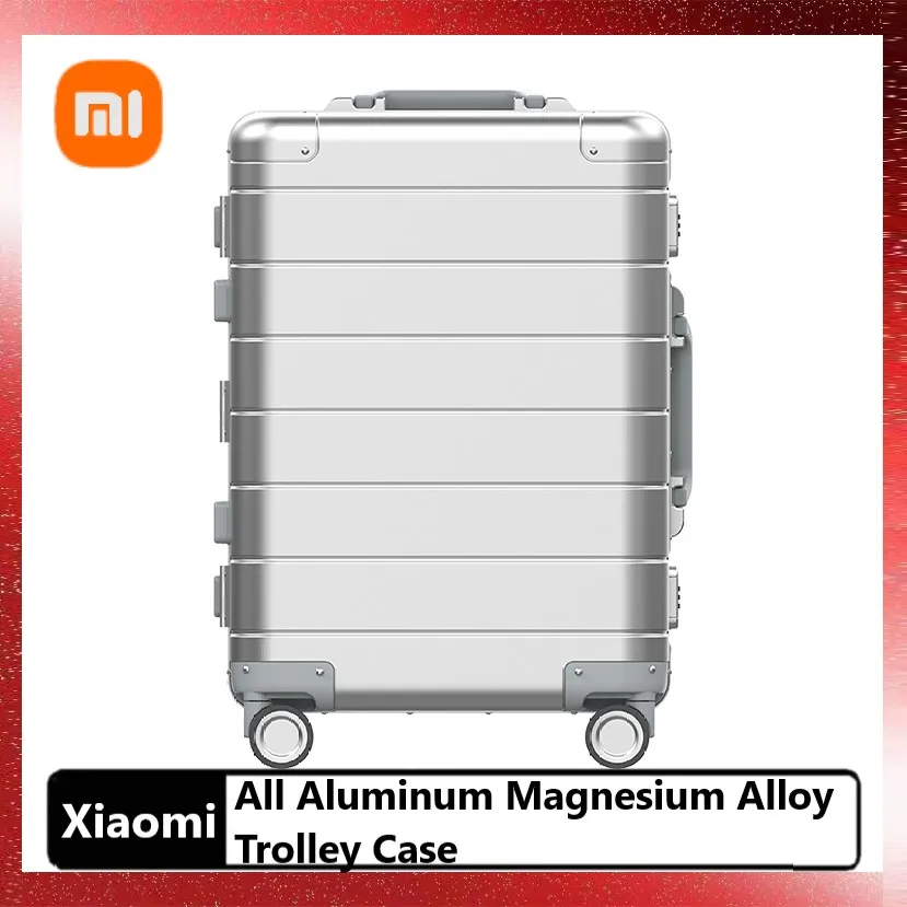 Xiaomi Универсальный чемодан на колесиках из алюминиевого магниевого сплава 20