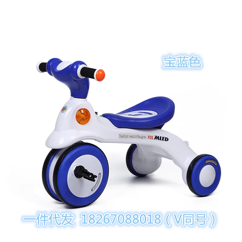 Children's Tricycle Bicycle Baby Bicycle 3-4-5-6 Years Old Balance Car with Music Light  Kid Bike
