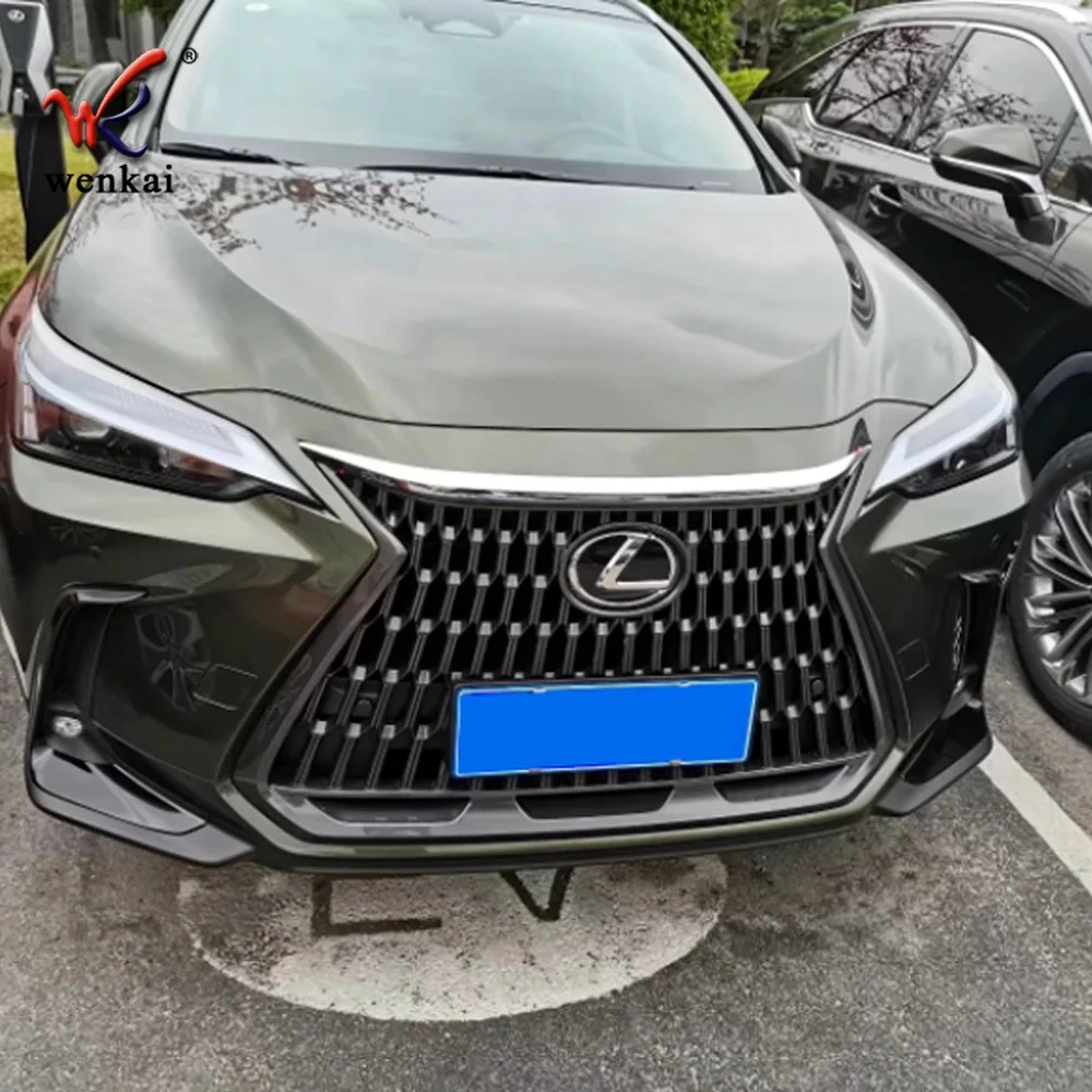 

Автомобильные аксессуары для Lexus Nx250/260/350h 2022, передняя средняя сетчатая накладка на капот двигателя, накладная полоса, гальванизированные блестки