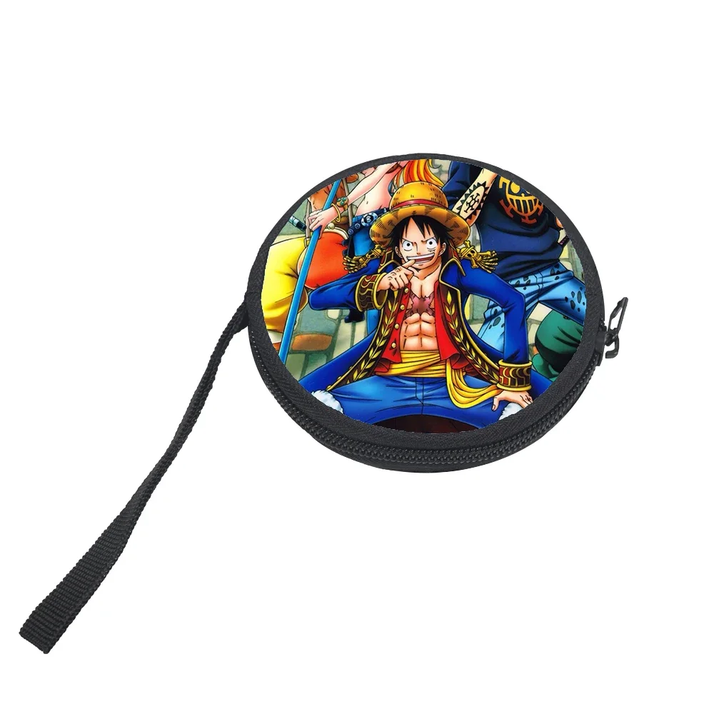 Фото Кошелек с персонажем аниме ONE PIECE Monkey D. Luffy, складной портативный многофункциональный кошелек для карт, кошелек для монет, подарок на день рождения №2