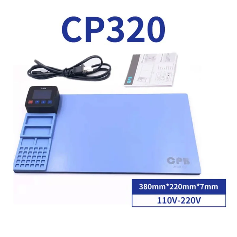 

MiJing CPB CP300 CP320 ЖК-экран, нагревательный сепаратор, коврик для нагрева машины, плоская пластина с портом отвертки для телефона