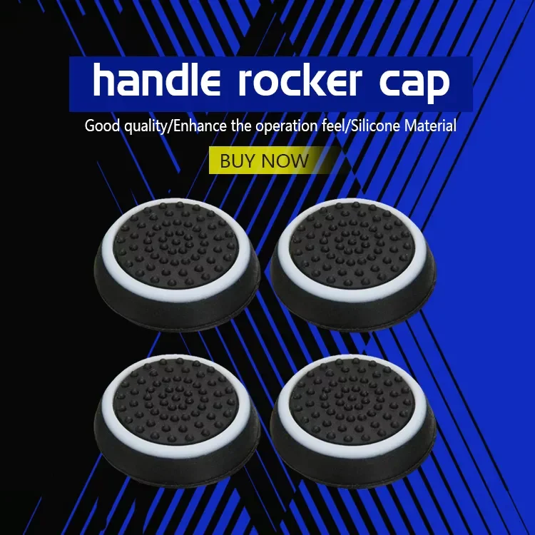 

4PCS Thumb Stick Grips Caps For PS4 Pro Slim Silicone Analog Thumbstick Grips Cover For Xbox PS3 PS4 Accessories