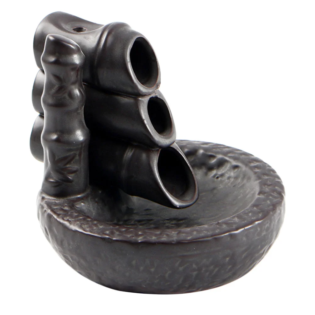 

Bamboo Joint Censer Antique Incense Burner Home Office Desktop Adornment