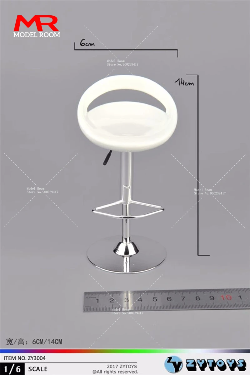 Вращающиеся на 1/6 градусов стулья ZYTOYS ZY3005 ZY3004 высотой 6 см Модель сиденья