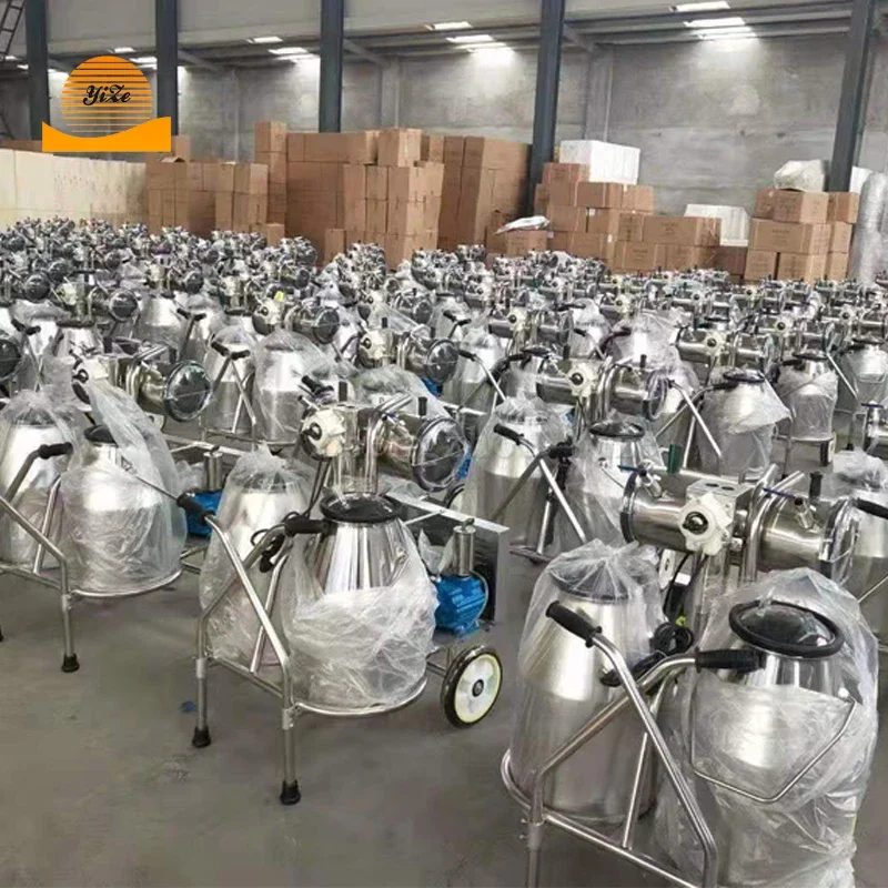 wa przenośna pompa próżniowa ze stali nierdzewnej sucha krowa wielbłąda koza owca cena ssania mleka dojarka dla gospodarstwa