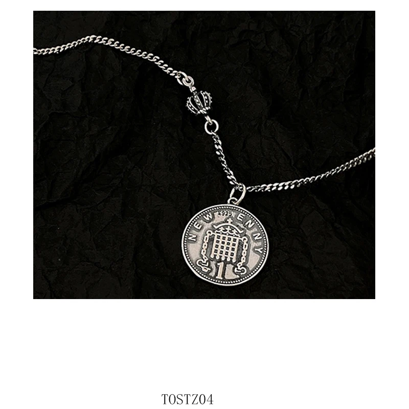 

Винтажное резное ожерелье Fahmi с монетами и римскими цифрами, Уникальный Резной дизайн, ожерелье с подвеской в рамке, аксессуары, Женские Юве...