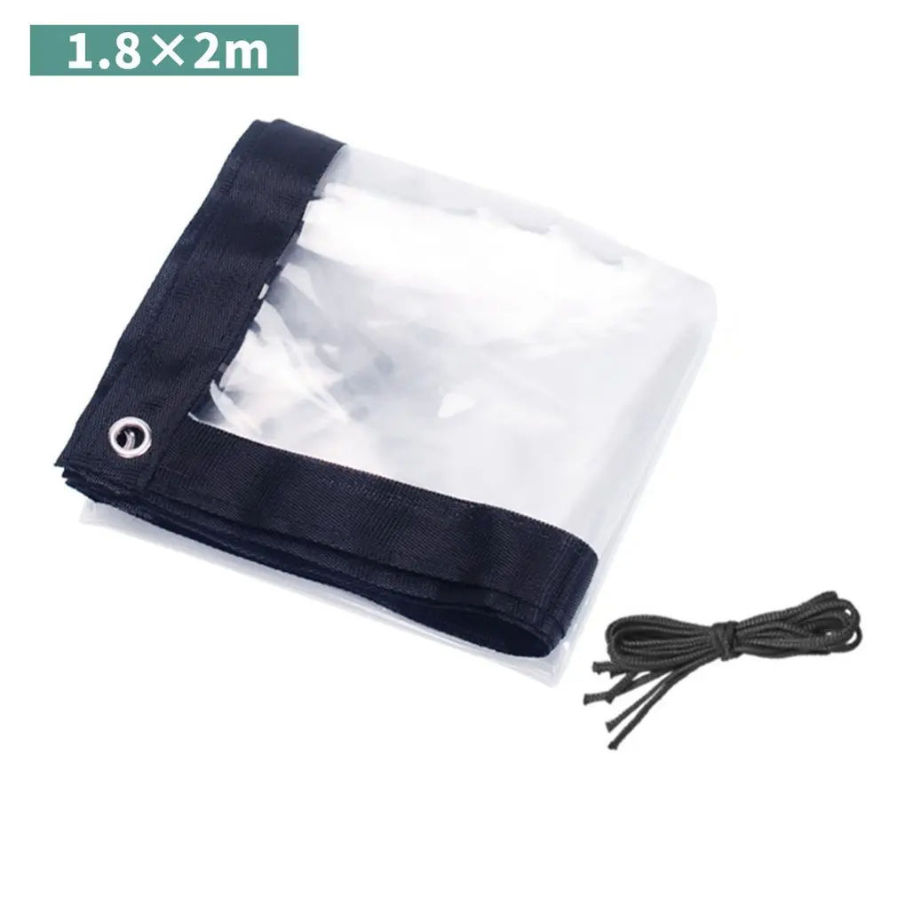 

Frost Proof Clear Tarpaulin Heavy Duty Waterproof PVC Tarp Cover Sheet Plastic Film Antifreeze Insulation Tarpaulin