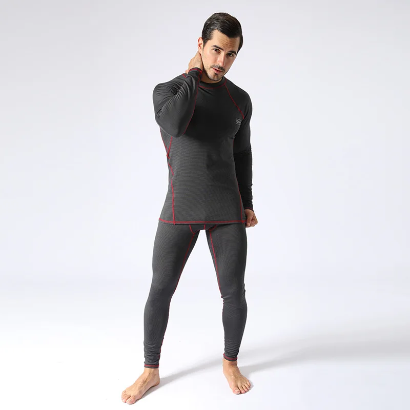 ESDY 2022 Outdoor Sports Functional Underwear Training Fleece Thermal Underwear Thermal Tracksuit Military Camping Tactical Set