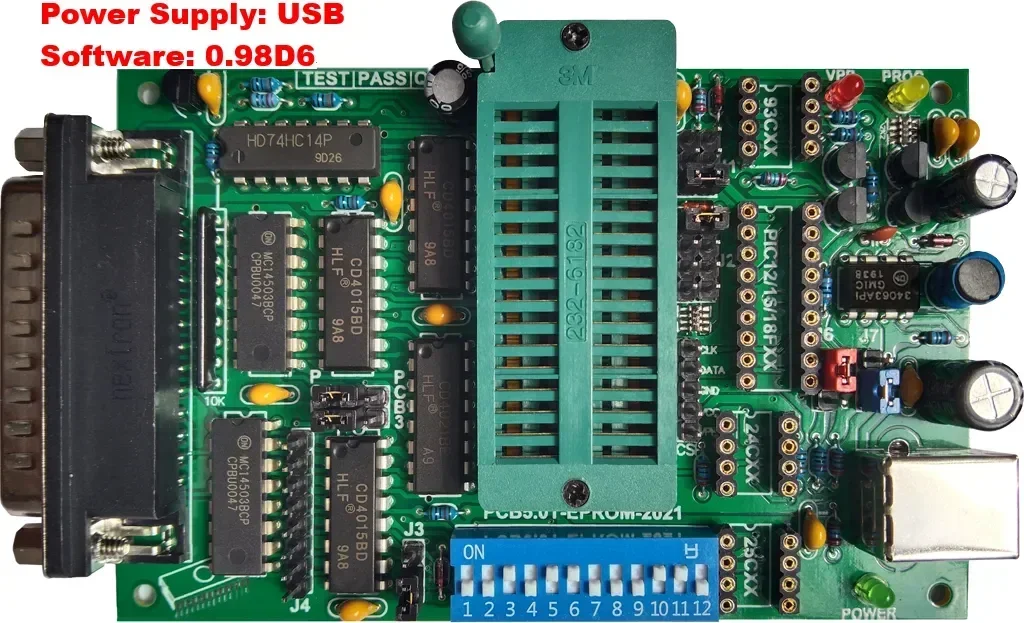 Многофункциональный программатор PCB5 Willem Burner EPROM FLASH MCU Материнская плата BIOS