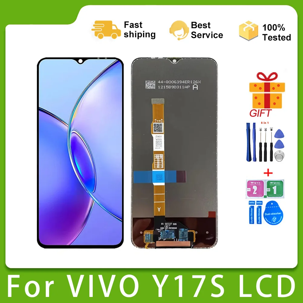 6 56 &quotвысококачественный ЖК-дисплей для VIVO Y17S сенсорный экран V2310 с дигитайзером