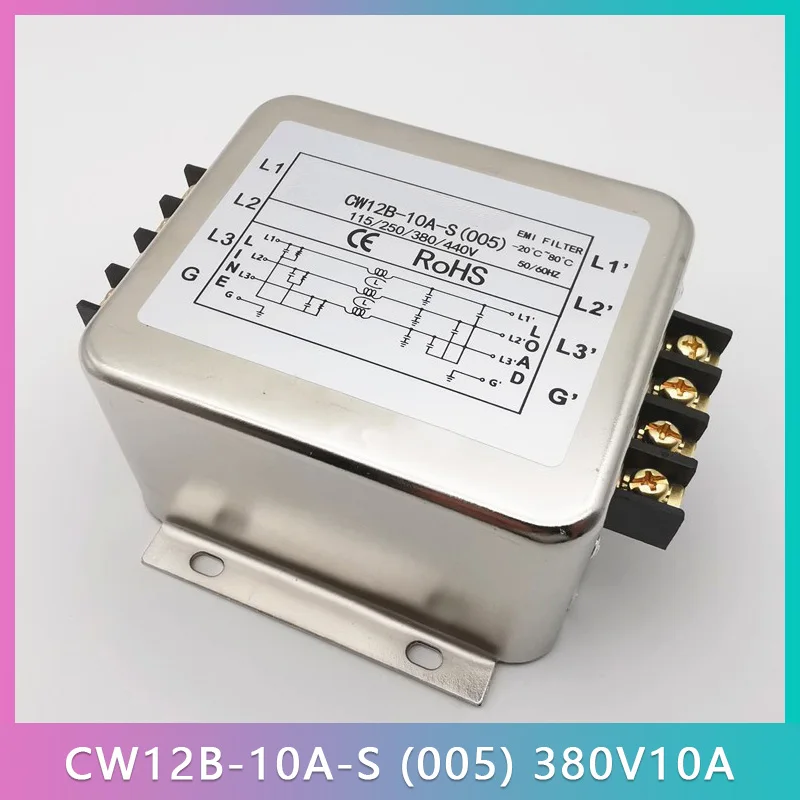 

CW12B-10A-S (005) 380V10A Three-phase Filter Terminal Block Before Shipment Perfect Test