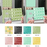 10pcs magic gel tiles sticker mosaic tile stickers kitchen and bathroom home decor backsplash creative brick crystal wallpaper