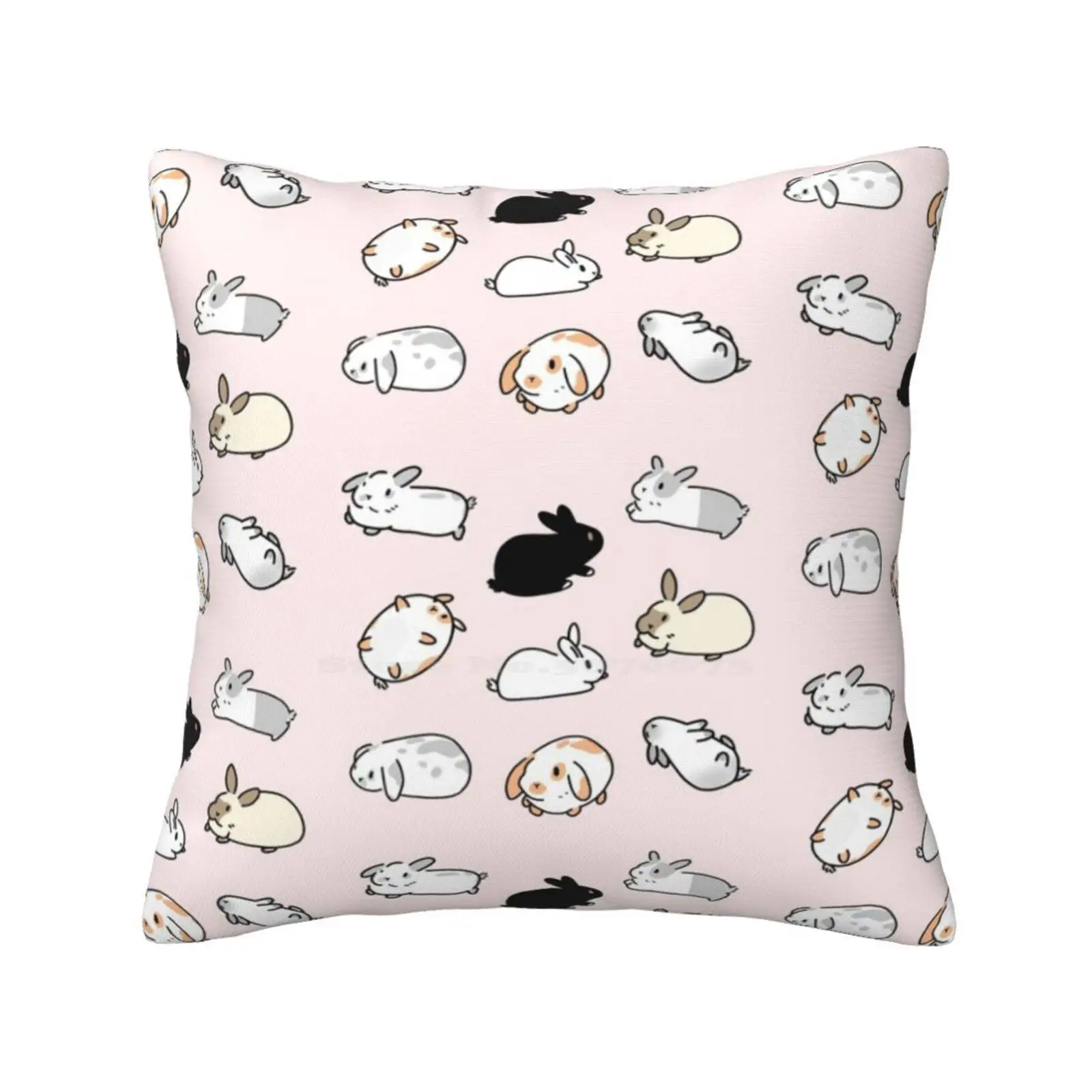 Зайка Кролики Домашний Диван Автомобильная Наволочка Белый Упрощенный