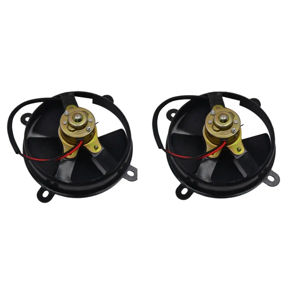 

Вентилятор охлаждения радиатора для квадроцикла 150 куб. См, 2 шт., диаметр мм, 5 лезвий, 12 В