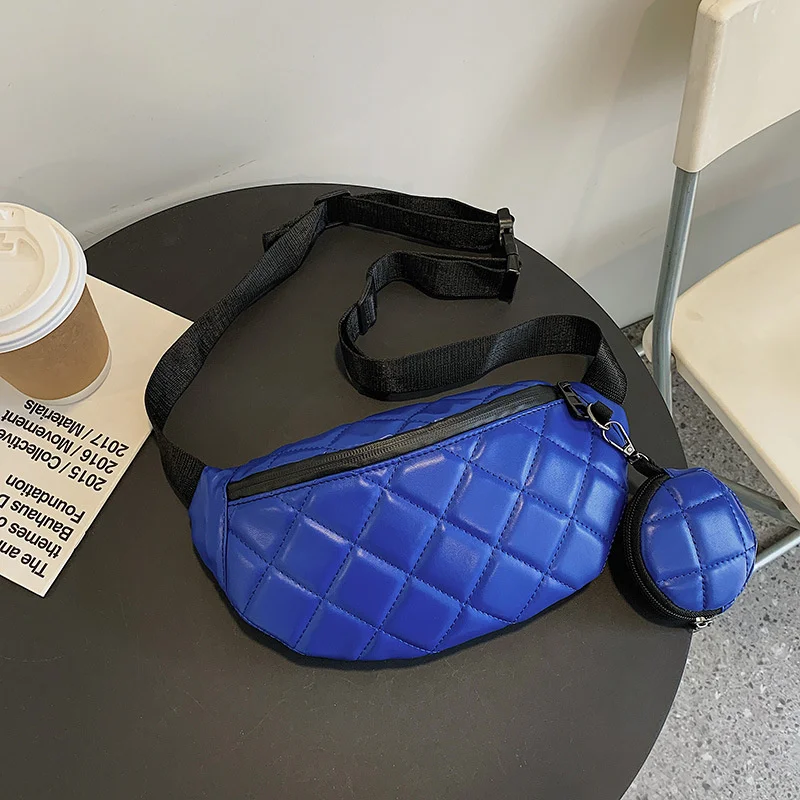 

Сумка нагрудная Женская клетчатая с вышивкой, модный саквояж на плечо из искусственной кожи, сумочка кросс-боди с карманом для ключей и монет