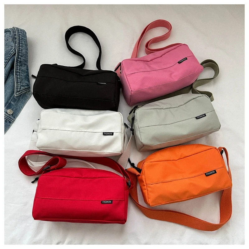 Students satchel crossbody bag Square Women Sweet Messenger Bag Girl Shoulder Bag Casual Teenage Sling Bags
