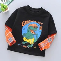 toddler boys sweatshirts long sleeve sport elephant sweat shirt dinosaur pullover crewneck tops tees kids 2 7 years