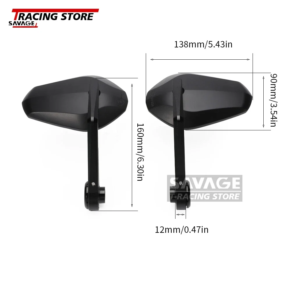 Регулируемые задние боковые зеркала заднего вида для мотоцикла Yamaha NMax 125 GPD125 150