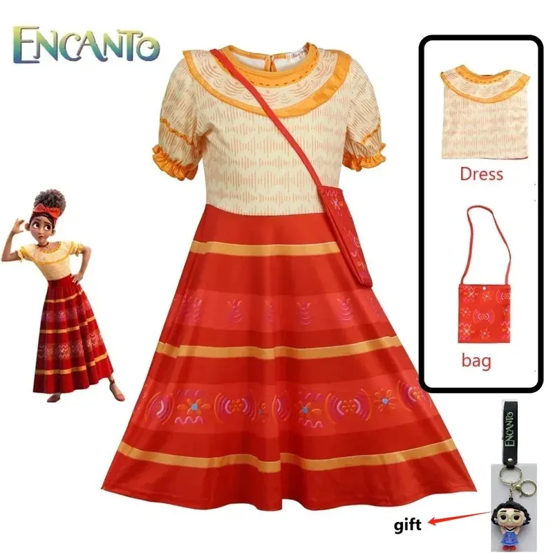 Фото Encanto Dolores Косплей Костюм Dolores Encanto Платье женское платье для девочек Платье для взрослых и детей женский карнавальный костюм на Хэллоуин №1