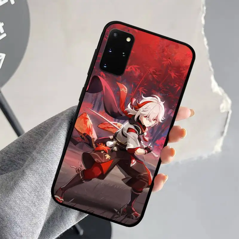 Genshin Impact Kaedehara Kazuha Phone Case for Samsung S20 lite S21 S10 S9 plus for Redmi Note8 9pro for Huawei Y6 cover