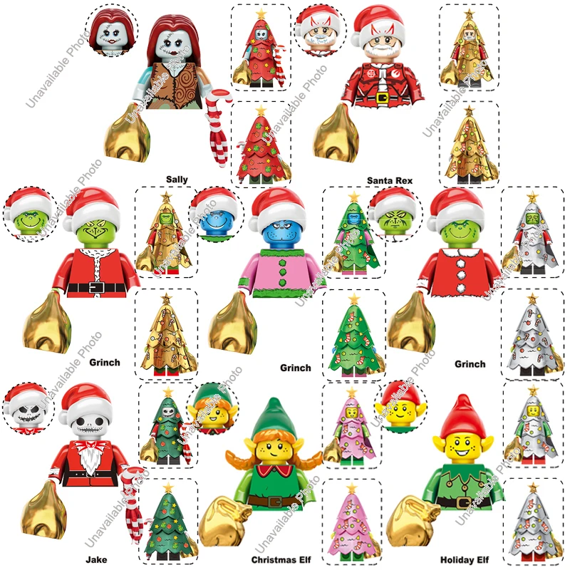 Горячие игрушки Новый TV6302 TV6303 Строительные блоки Рождественский эльф Дарт