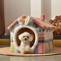 cat bed nest dogs accessories closed puppy house kennel all seasons animals items personalise products things for pet supplies